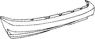 1989-1995 Suzuki Sidekick Front Bumper Cover