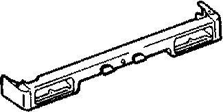 1986-1995 Suzuki Samurai Rear Bumper
