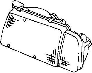 1989-1998 Suzuki Sidekick Left Headlight