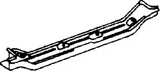 1989-1994 Suzuki Swift Radiator Support Lower