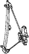1989-1998 Suzuki Sidekick Left Front Window Regulator